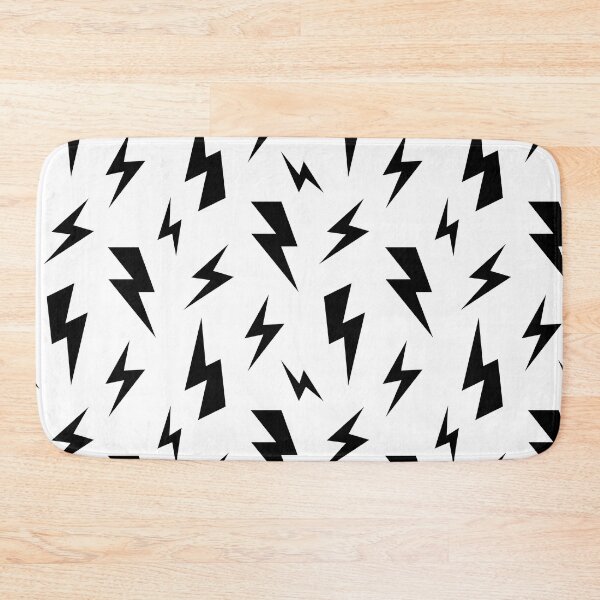 Item preview, Electric Black and White Lighting Bolts designed and sold by FouShop.