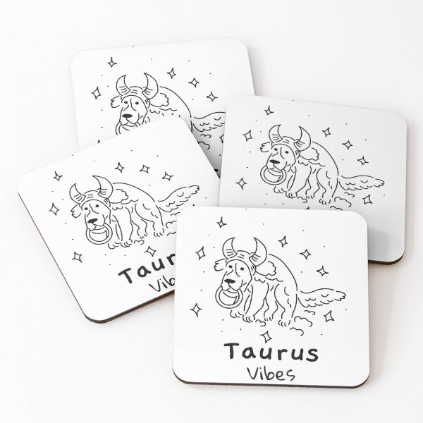 Item preview, Taurus Vibes Dogs Of The Zodiac designed and sold by LadyZodiac.