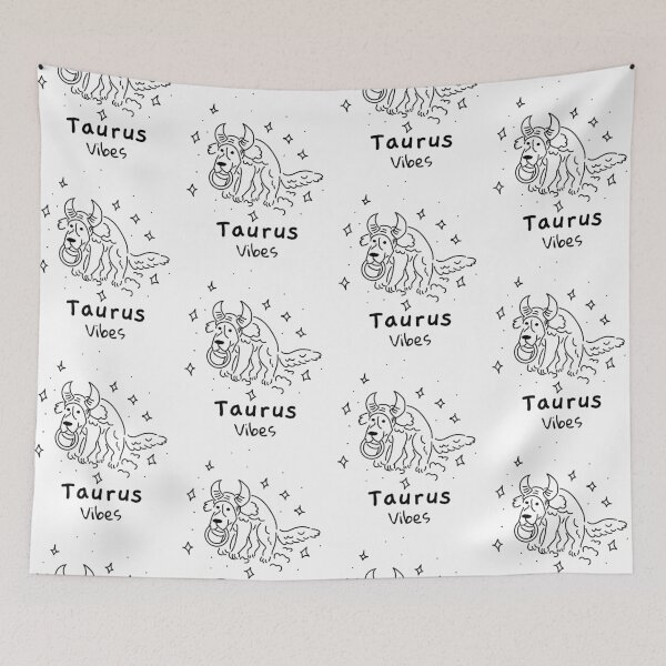 Item preview, Taurus Vibes Dogs Of The Zodiac designed and sold by LadyZodiac.