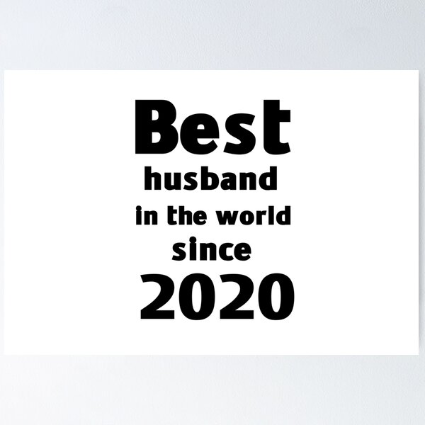Item preview, Best husband in the world since 2020 designed and sold by wasserberg.
