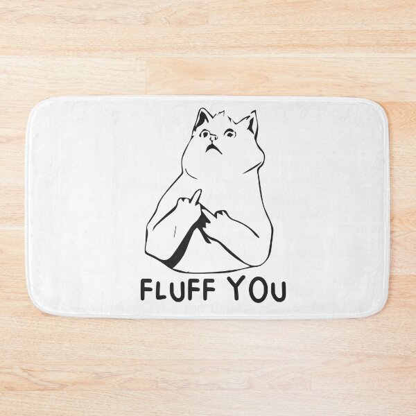 Item preview, Cat t-shirt shirt Fluff you crazy cat lady cat love animal women gift graphic slogan designed and sold by BUniqueBSpecial.