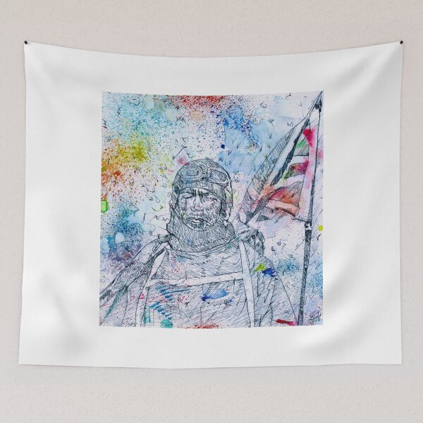 Item preview, ROBERT FALCON SCOTT watercolor and pencil portrait  designed and sold by lautir.