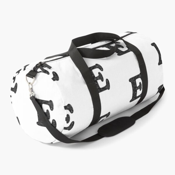 Item preview, Black Floral E Initial / Monogram designed and sold by MessyBestie.