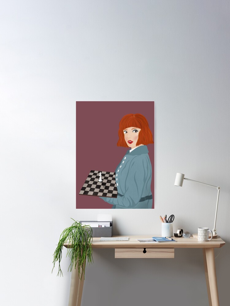 Elizabeth Harmon Poster for Sale by Laurensparkes