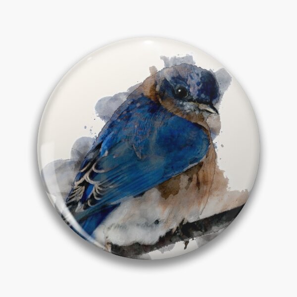 Item preview, Brushed Watercolor bird designed and sold by amazimals.