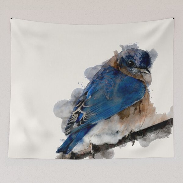 Item preview, Brushed Watercolor bird designed and sold by amazimals.
