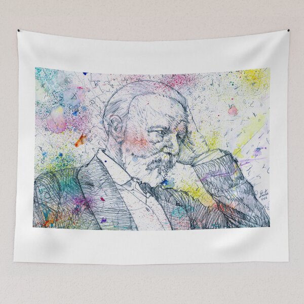 Item preview, PYOTR ILYICH TCHAIKOVSKY - watercolor and pencil portrait .1 designed and sold by lautir.