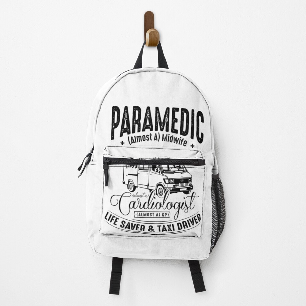 Paramedic - Life Saver and Taxi Driver Backpack