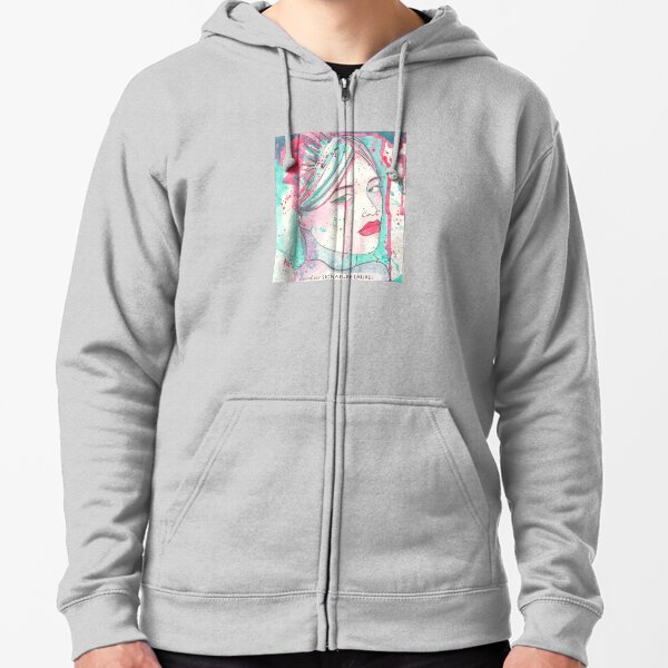 Splash Girl Zipped Hoodie