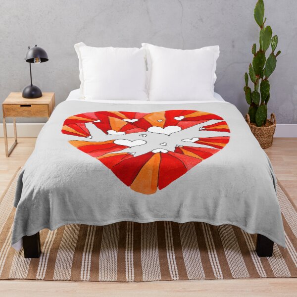 Item preview, Colorful flying Hearts designed and sold by kallyfactory.