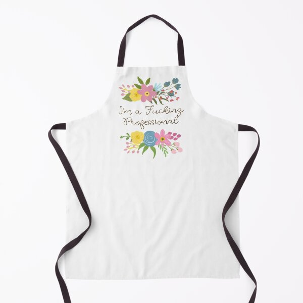 Item preview, I'm A Fucking Professional - Sweary - Pretty Floral designed and sold by FifiLaSweary.