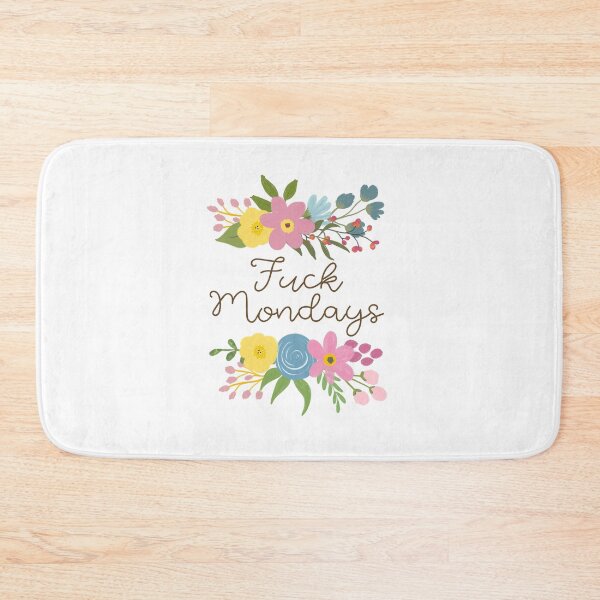 Item preview, Fuck Mondays - Pretty Floral - Sweary designed and sold by FifiLaSweary.
