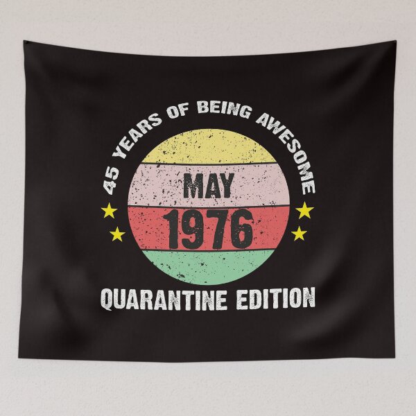 Item preview, May 1976, 45 Years Of Being Awesome - Born in May 1976 45th Birthday Gift 45 Years Old gift idea designed and sold by Show-room.