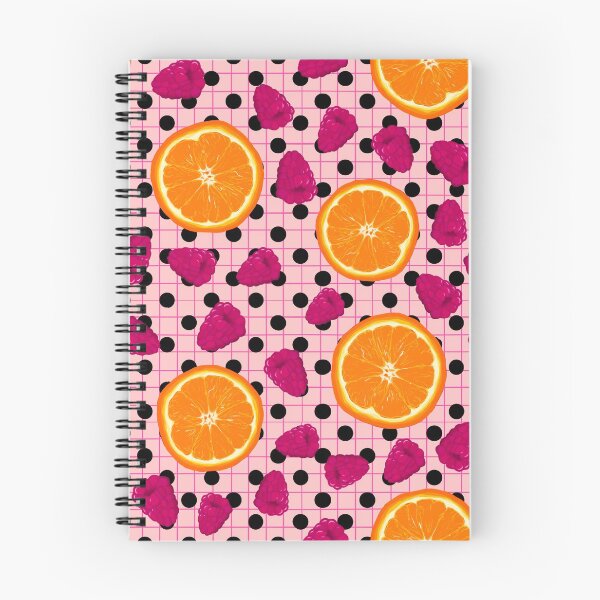 Item preview, Fierce Fruit - Kitchen Decor - Oranges and Raspberries - Citrus Lovers - Pink and orange designed and sold by davidhydefierce.