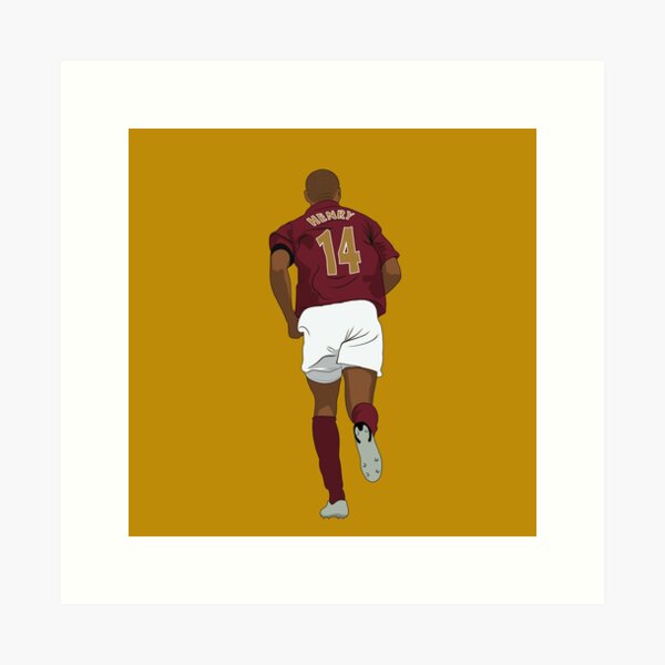 : Thierry Henry Poster by Silk Printing # Size about (52cm x  35cm, 21inch x 14inch) # Unique Gift # 1695AD: Posters & Prints