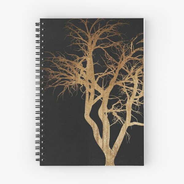 Item preview, Gold Tree on black background, very effective designed and sold by AMS-ART.
