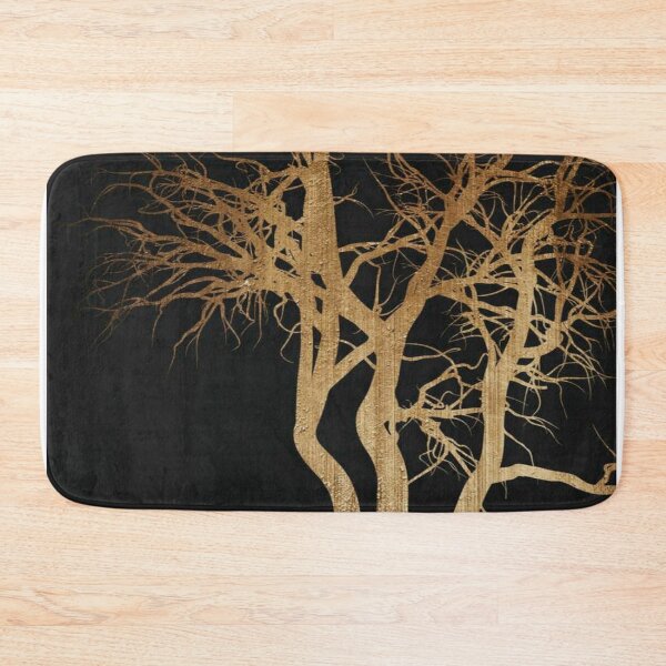 Item preview, Gold Tree on black background, very effective designed and sold by AMS-ART.