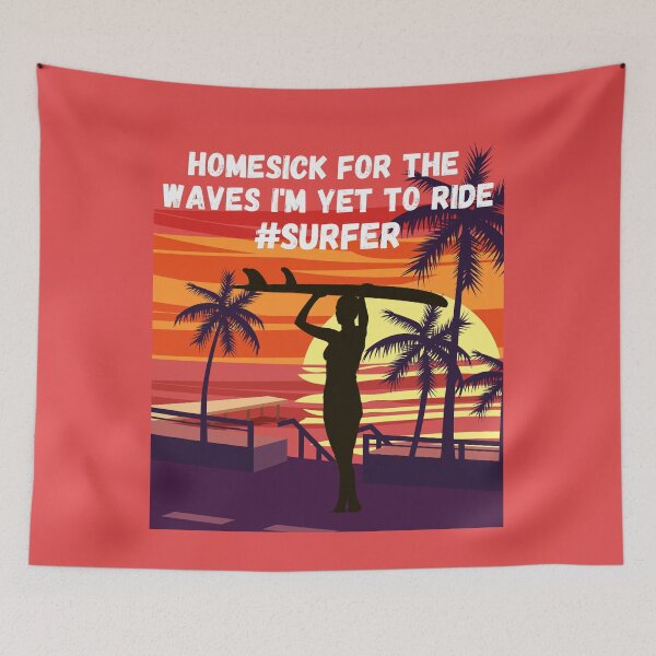 Item preview, Surfer - Homesick for the Waves I'm yet to Ride designed and sold by Alpineocean.