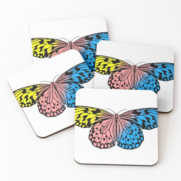 Item preview, Pansexual LGBTQIA+ Pride Butterfly designed and sold by paintedkat.