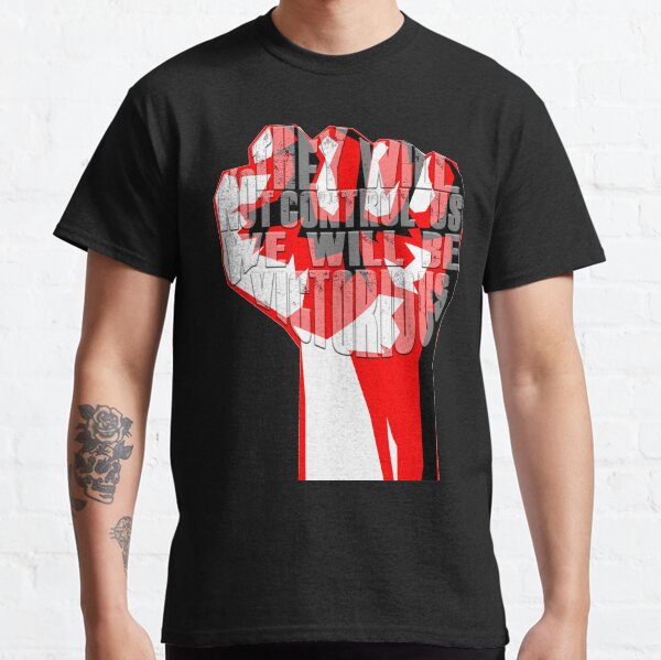 muse uprising fist T-shirt classique