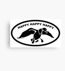 Happy happy happy Canvas Print