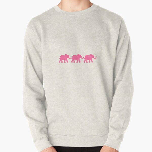 Pink Elephants Hoodie Dress