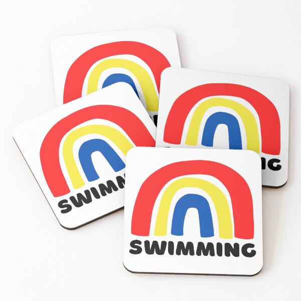 Item preview, Arco iris de natación. designed and sold by TheGreenGoat.