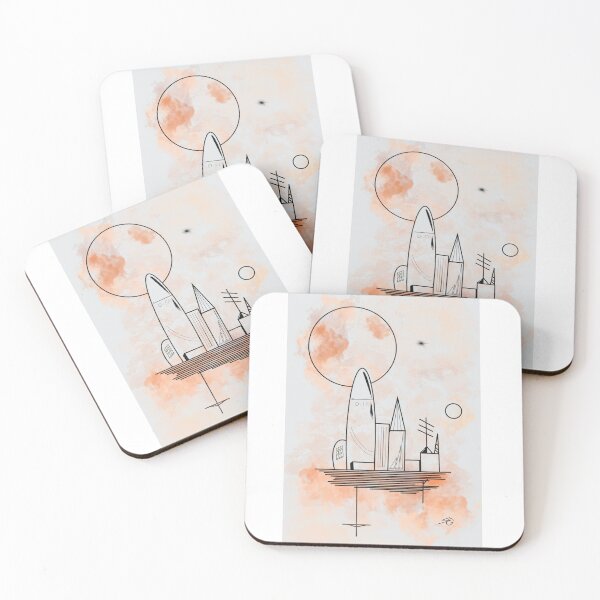 Item preview, Atomic Space Port Art – Off World Adventure designed and sold by Midwest-Goods.