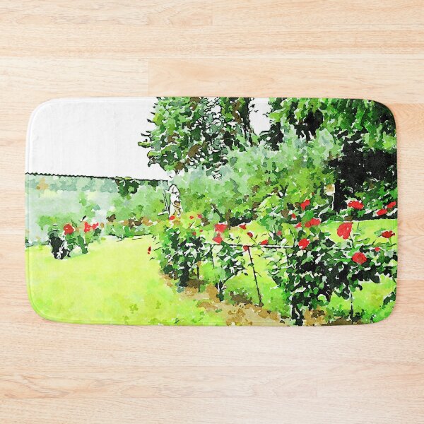 Item preview, Istituto Emiliani: red roses plants in the garden designed and sold by Giuseppe Cocco.