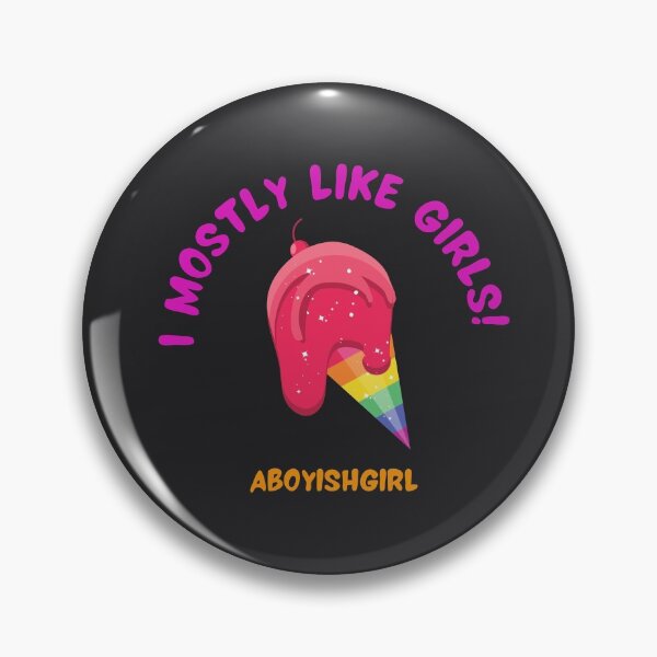 Item preview, I Mostly Like Girls designed and sold by SportyDogShop.