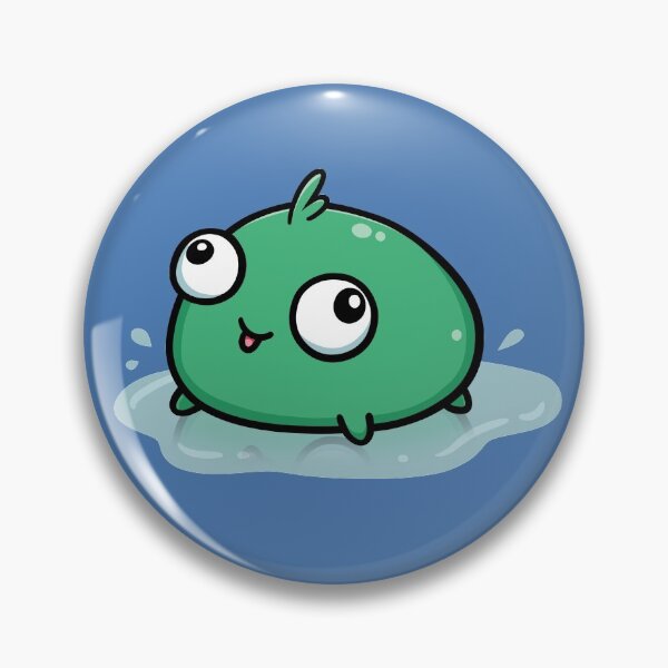 Item preview, Silly Green Frog in a Puddle designed and sold by vanillaroseart.