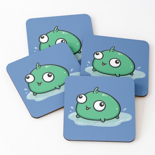Item preview, Silly Green Frog in a Puddle designed and sold by vanillaroseart.