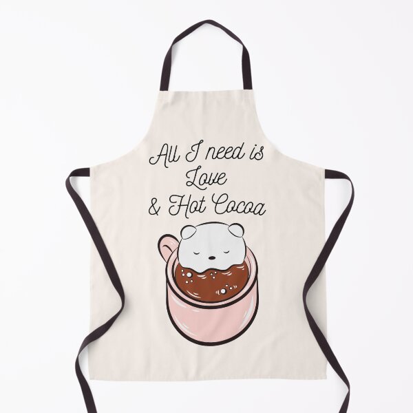 Item preview, All I need is Love and Hot Cocoa White Orange Pink designed and sold by Africanism.