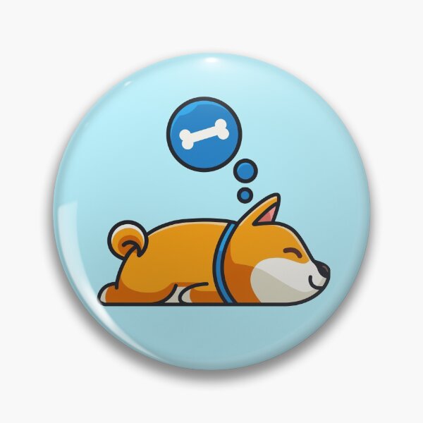 Item preview, Shiba dreaming of his treat designed and sold by shiba-store.