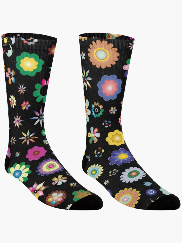 Thumbnail 3 of 5, Socks, Funny Floral Pattern Seamless designed and sold by Ristinga.