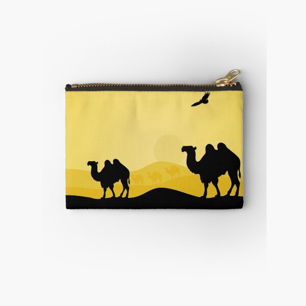 Item preview, walking camels in the desert,vector illustration designed and sold by elisabetaaa.