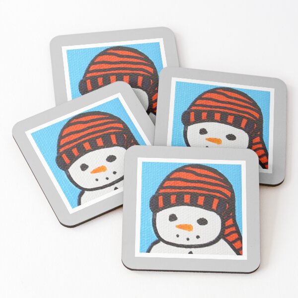 Item preview, Snowman Portrait #1  designed and sold by ErinBrieArt.
