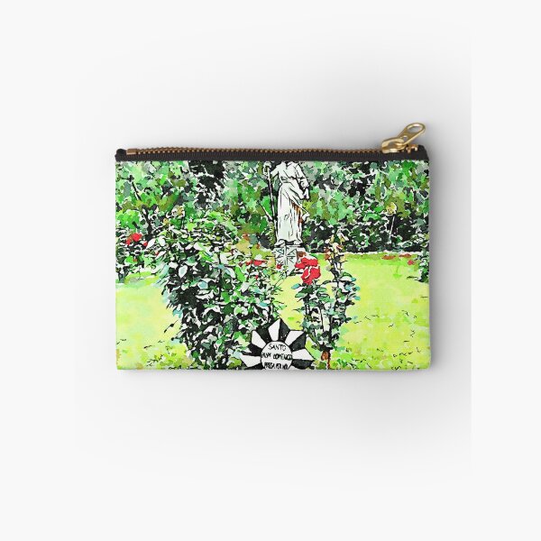 Item preview, Istituto Emiliani: red roses plants and saint monument in the garden designed and sold by Giuseppe Cocco.
