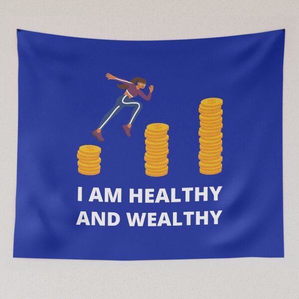 Item preview, I am healthy and wealthy designed and sold by fev-rocks.