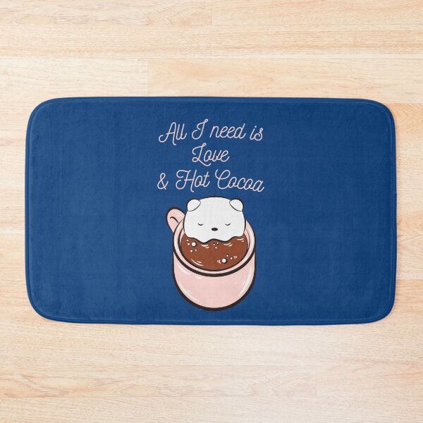 Item preview, All I need is Love and Hot Cocoa Rose Pink Blue designed and sold by Africanism.