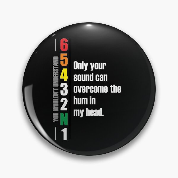 Item preview, 1N23456 Only your sound can overcome the hum in my head. Motorcycle Designe designed and sold by Decalium.
