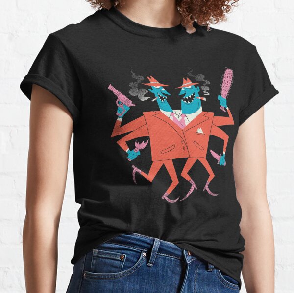 Gangster Twins Retro Mod Classic T-Shirt