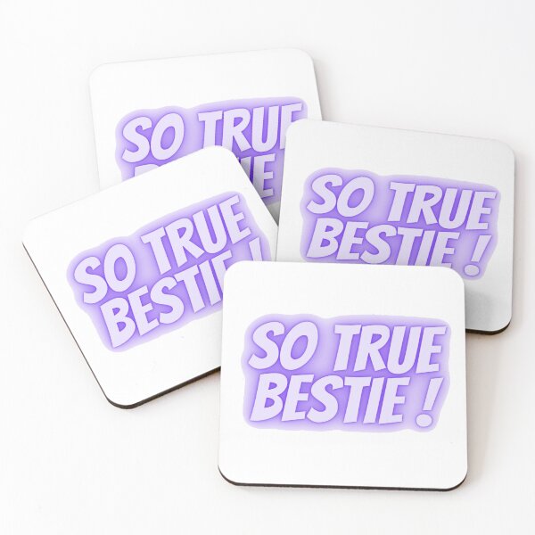 Item preview, So true bestie purple designed and sold by Amnaatiq.