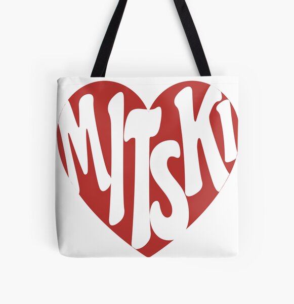 Mitski Heart Logo Sticker All Over Print Tote Bag