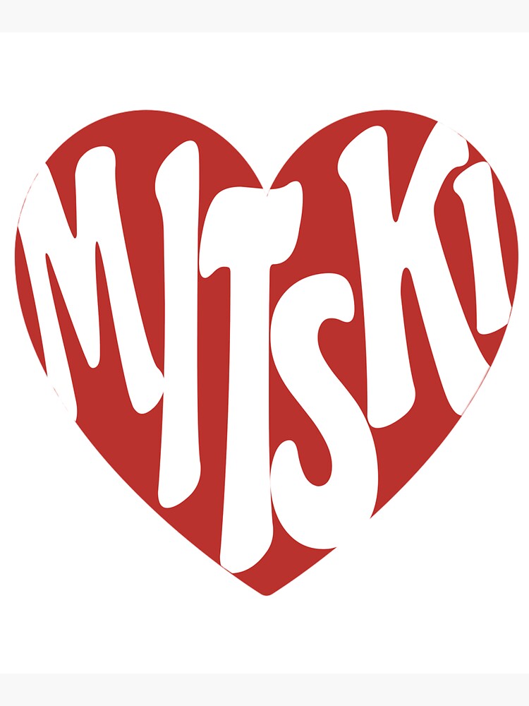 Mitski Heart Logo Sticker by nicolepee