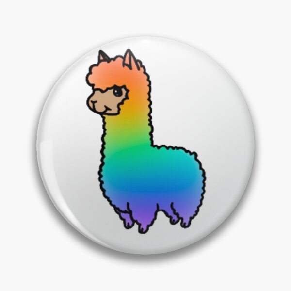 Item preview, Rainbow Alpaca designed and sold by Megan & Lauren.