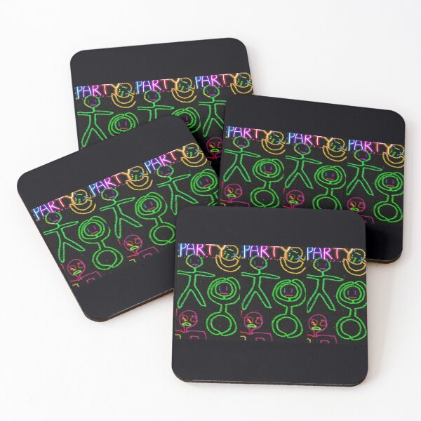 Item preview, Glow Party at Night by EH designed and sold by Alchemytshirts.