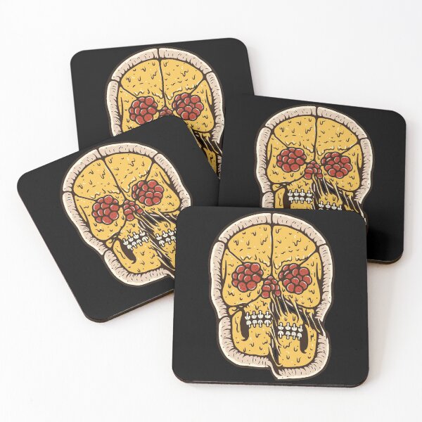 Item preview, Pepperoni Cheese Pizza Undead Skeleton Skull designed and sold by ozunu.