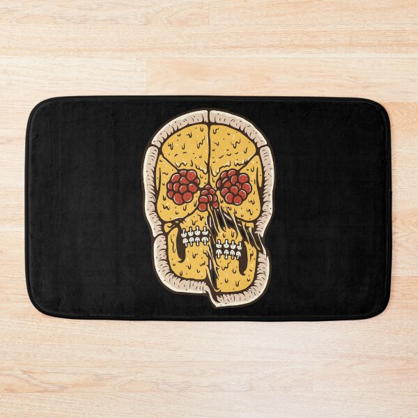 Item preview, Pepperoni Cheese Pizza Undead Skeleton Skull designed and sold by ozunu.