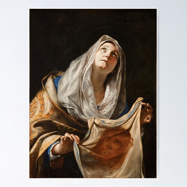 Item preview, St. Veronica with the Holy Kerchief, by Mattia Preti designed and sold by The Great  Art.